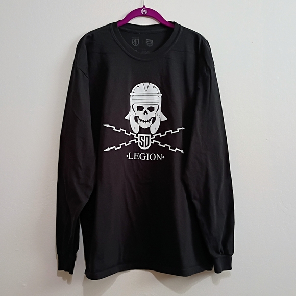 Other - San Diego Legion Rugby Long Sleeve Black Cotton Shirt